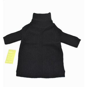 Fitwarm Turtleneck Knitted Dog Sweaters Outfits Coats Cat Size Large Black NEW